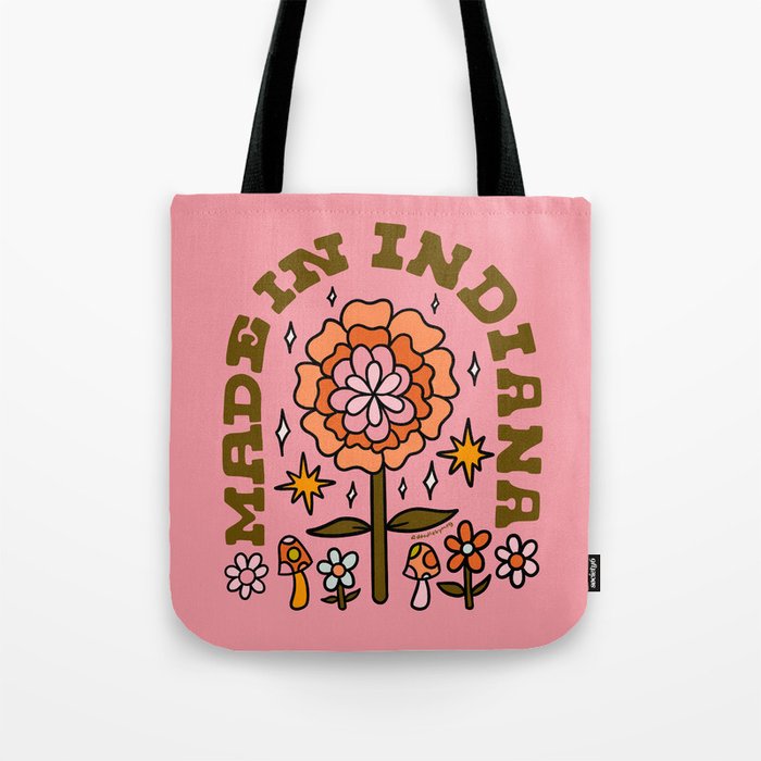Made In Indiana Tote Bag Gallery Image 1