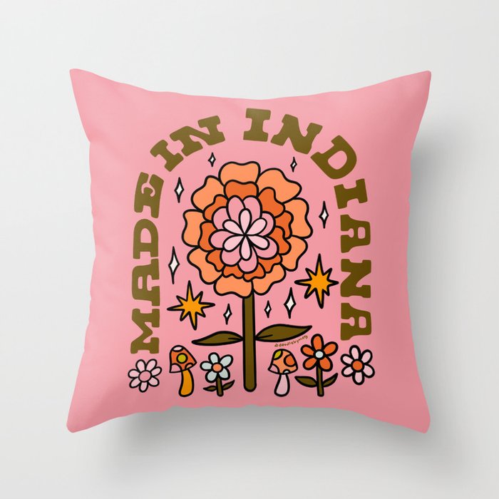 Made In Indiana Throw Pillow Gallery Image 6