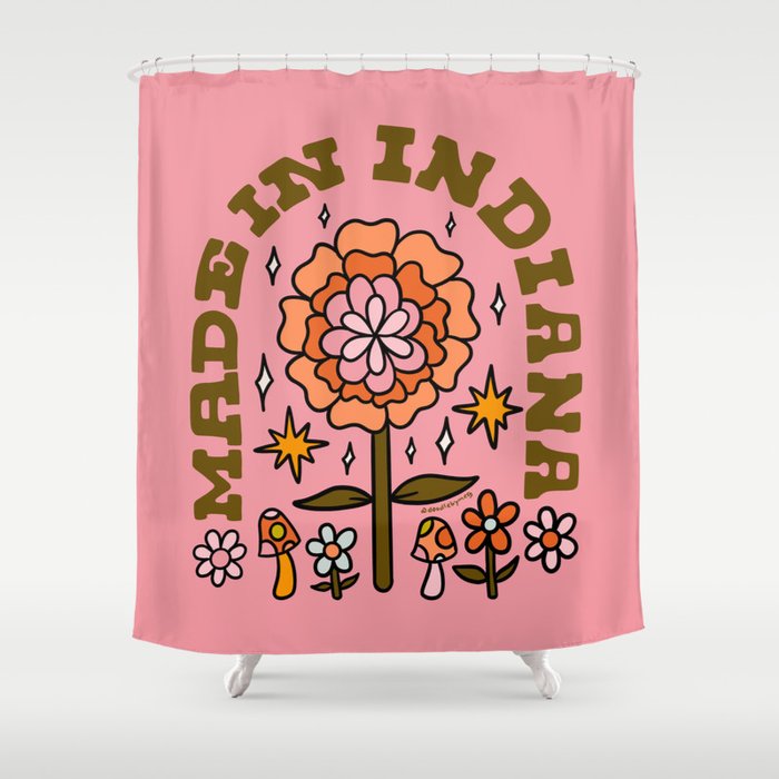 Made In Indiana Shower Curtain Gallery Image 1