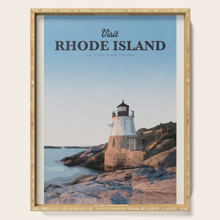 Visit Rhode Island Serving Tray Gallery Image 1