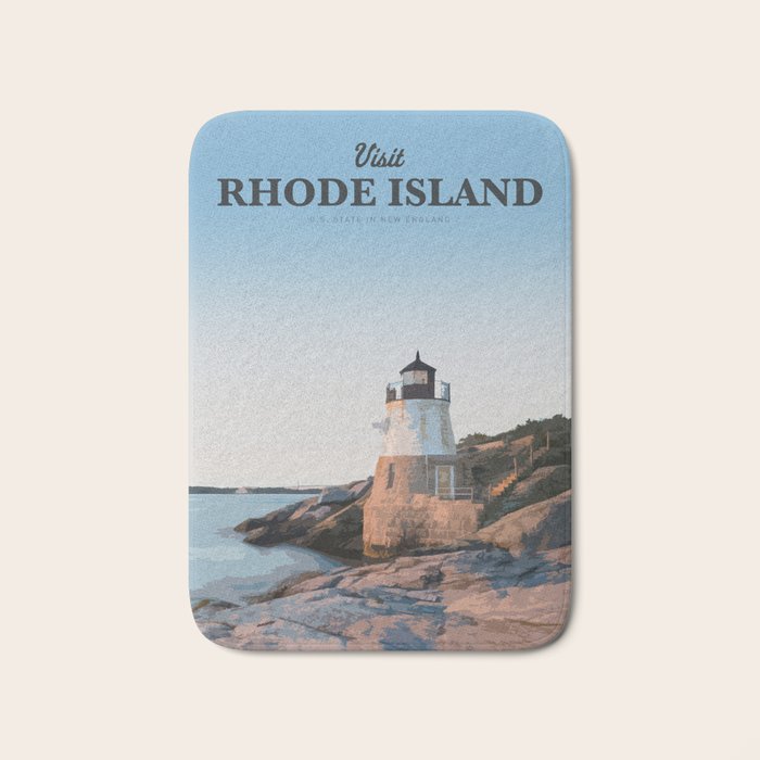 Visit Rhode Island Bath Mat Gallery Image 1