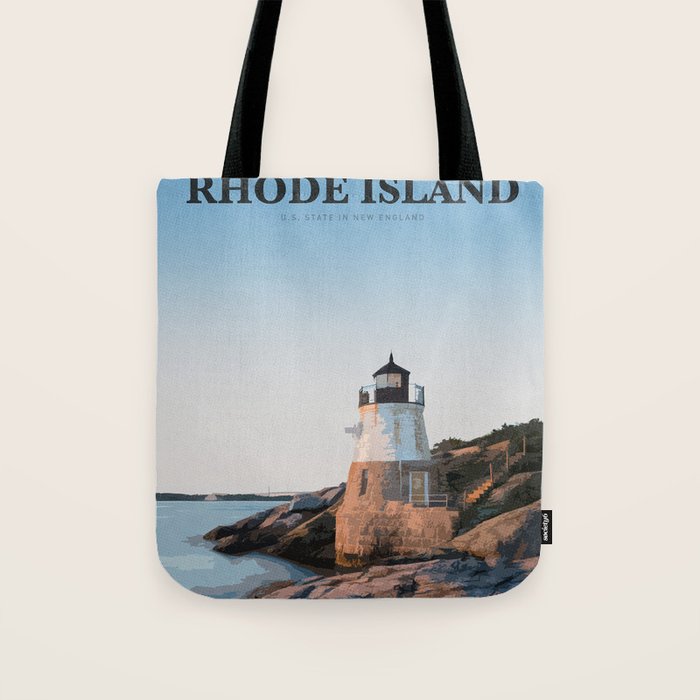 Visit Rhode Island Tote Bag Gallery Image 1