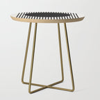 Stripes and Circle, Bauhaus Style  Side Table Gallery Image 1