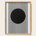 Stripes and Circle, Bauhaus Style  Serving Tray Gallery Image 1