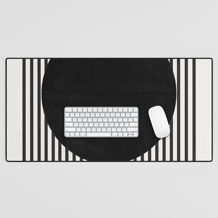 Stripes and Circle, Bauhaus Style  Desk Mat Gallery Image 1