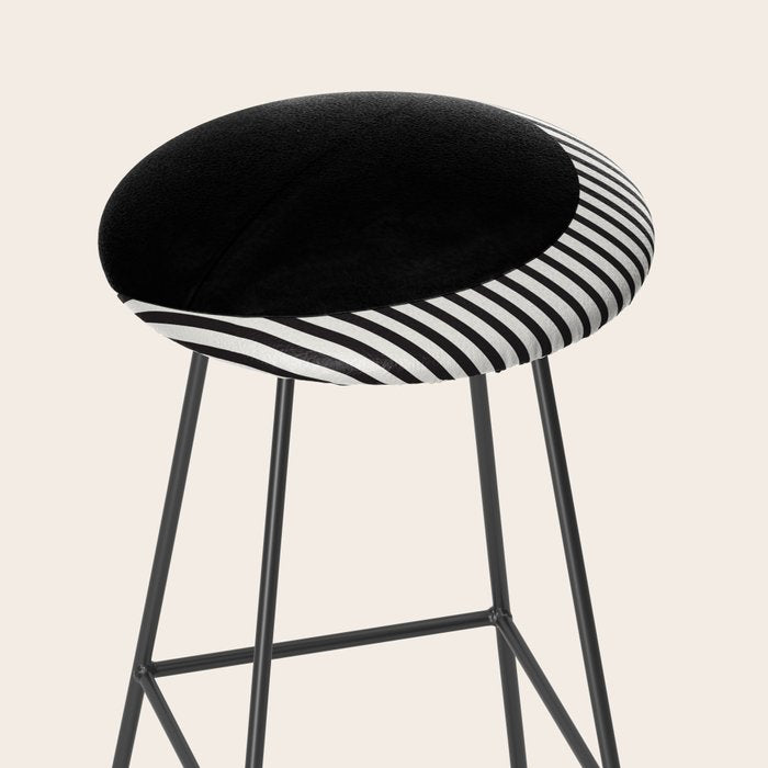 Stripes and Circle, Bauhaus Style  Stool Gallery Image 2