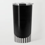 Stripes and Circle, Bauhaus Style  Travel Mug Gallery Image 1
