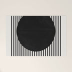 Stripes and Circle, Bauhaus Style  Welcome Mat Gallery Image 1