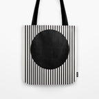 Stripes and Circle, Bauhaus Style  Tote Bag Gallery Image 1