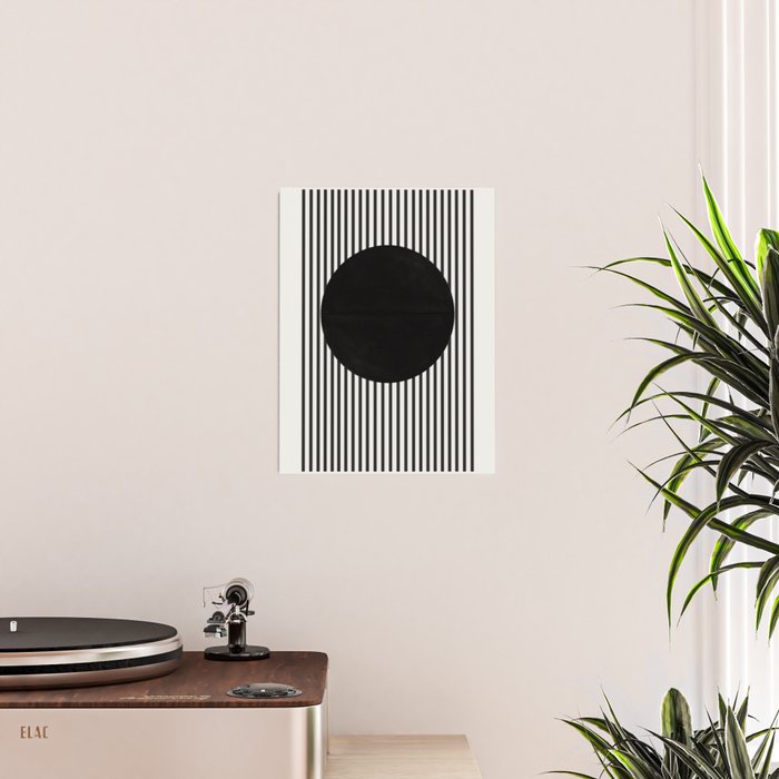 Stripes and Circle, Bauhaus Style  Poster Gallery Image 2