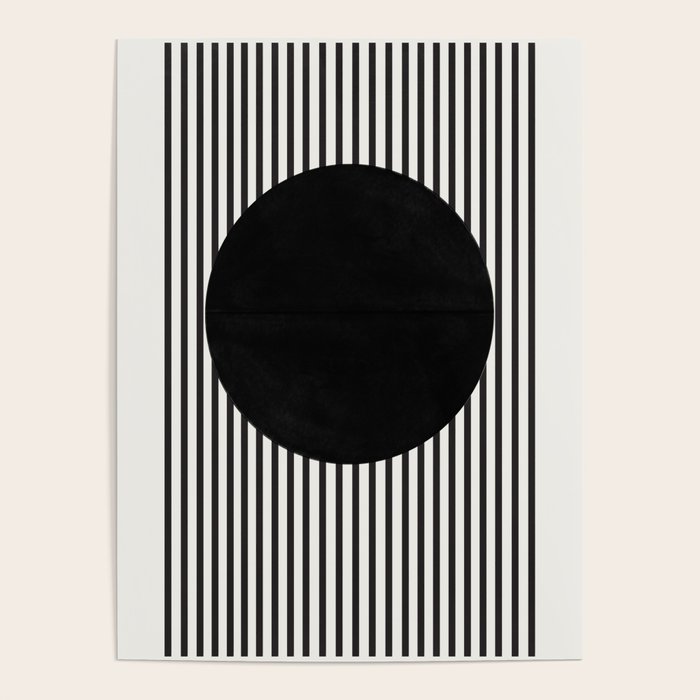 Stripes and Circle, Bauhaus Style  Poster Gallery Image 1