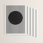 Stripes and Circle, Bauhaus Style  Wrapping Paper Gallery Image 3