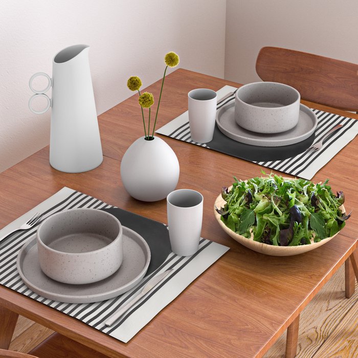 Stripes and Circle, Bauhaus Style  Placemat Gallery Image 2