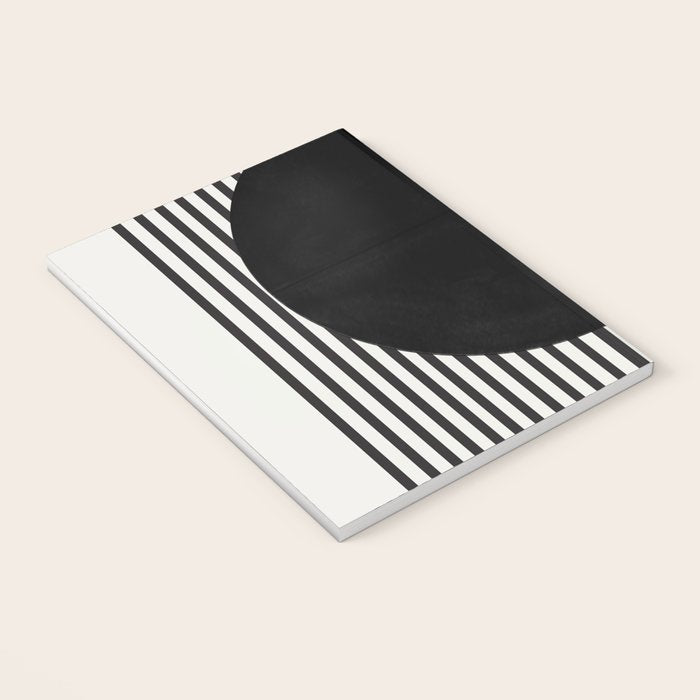 Stripes and Circle, Bauhaus Style  Notebook Gallery Image 3