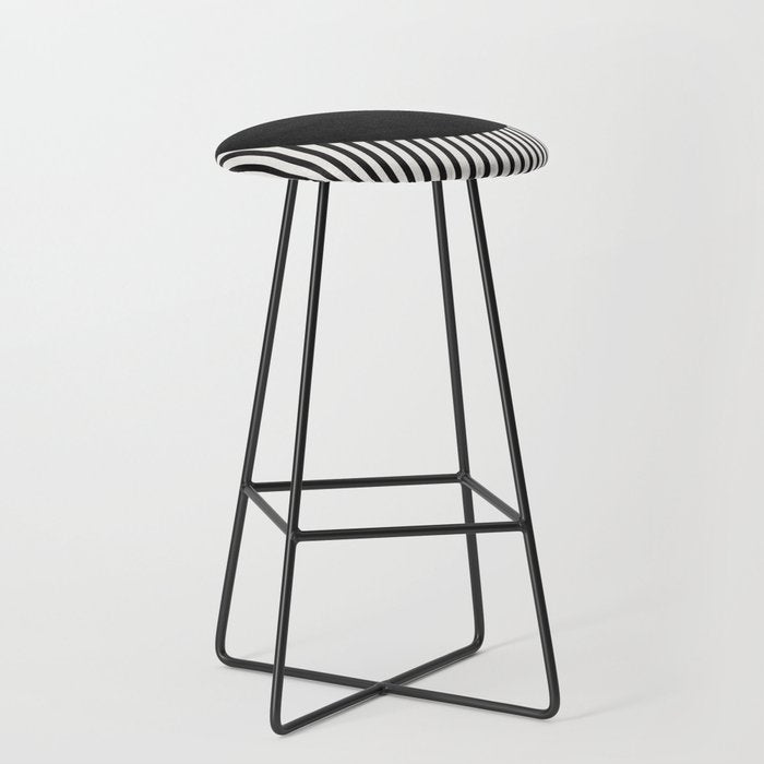 Stripes and Circle, Bauhaus Style  Stool Gallery Image 1
