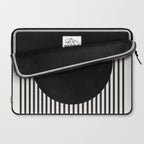Stripes and Circle, Bauhaus Style  Laptop Sleeve Gallery Image 2