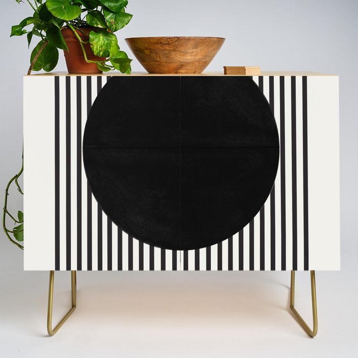 Stripes and Circle, Bauhaus Style  Credenza Gallery Image 1