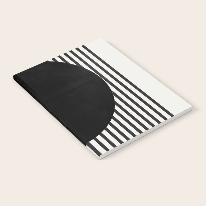 Stripes and Circle, Bauhaus Style  Notebook Gallery Image 2