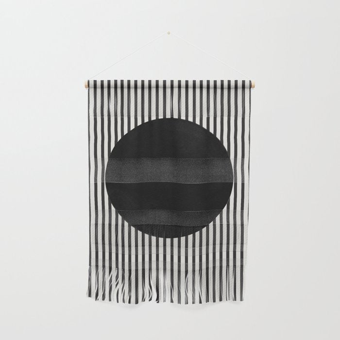 Stripes and Circle, Bauhaus Style  Wall Hanging Gallery Image 1