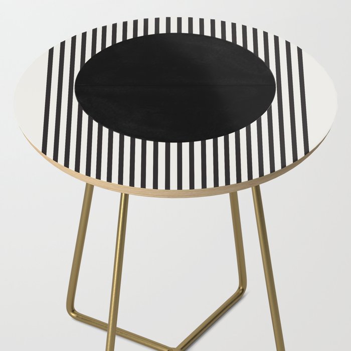 Stripes and Circle, Bauhaus Style  Side Table Gallery Image 2