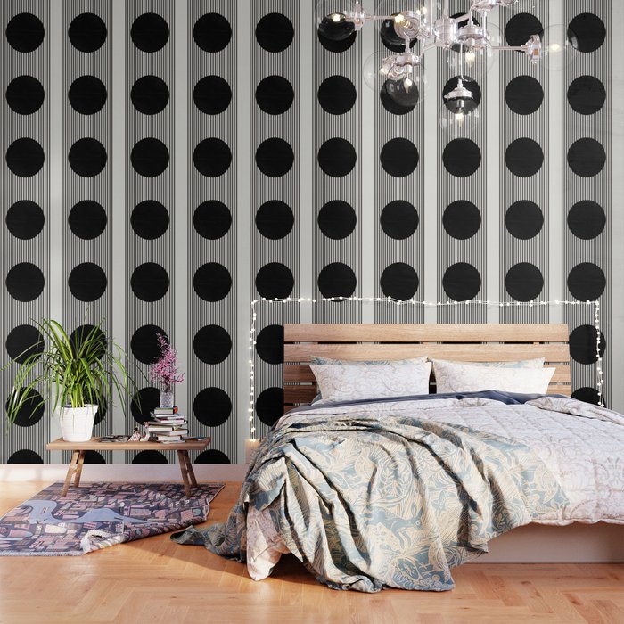 Stripes and Circle, Bauhaus Style  Wallpaper Gallery Image 3