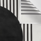 Stripes and Circle, Bauhaus Style  Wall Tapestry Gallery Image 3
