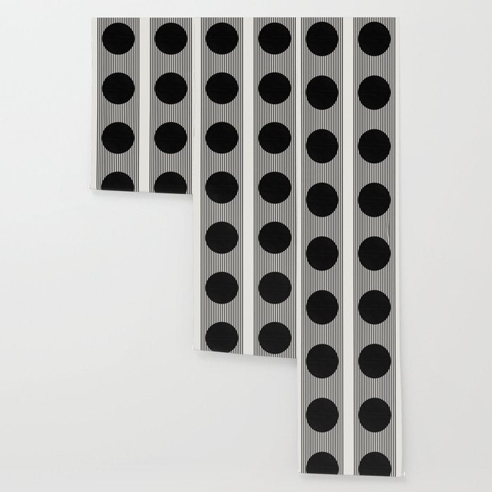 Stripes and Circle, Bauhaus Style  Wallpaper Gallery Image 3