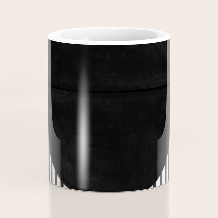 Stripes and Circle, Bauhaus Style  Coffee Mug Gallery Image 4