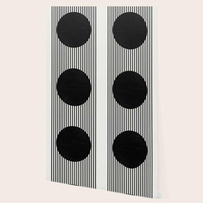 Stripes and Circle, Bauhaus Style  Wallpaper Gallery Image 2