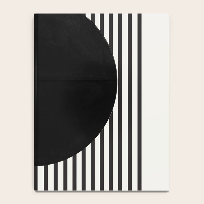 Stripes and Circle, Bauhaus Style  Notebook Gallery Image 4
