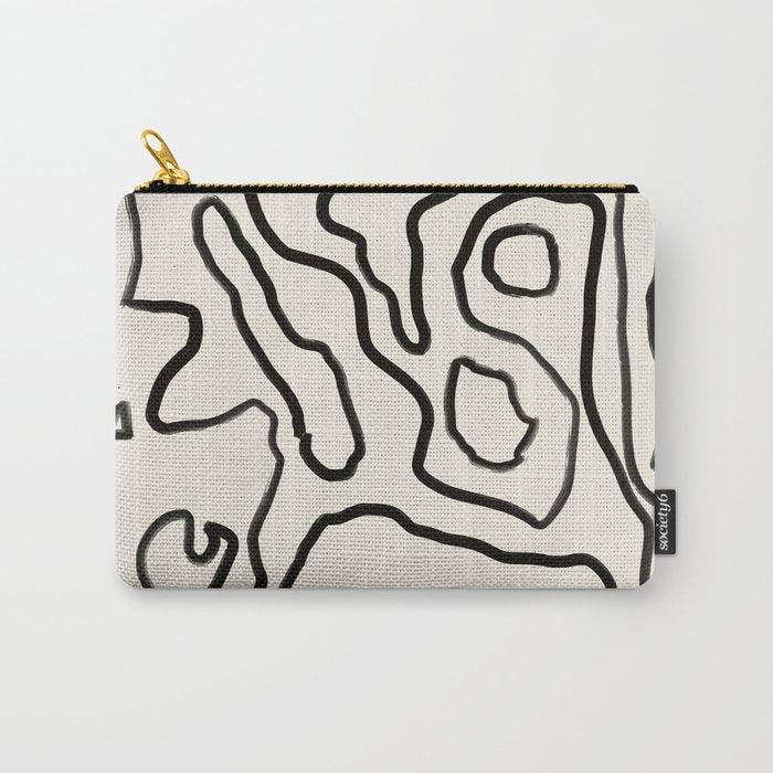 Abstract line art 154 Carry All Pouch Gallery Image 1