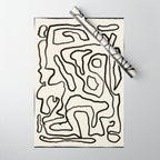 Abstract line art 154 Wrapping Paper Gallery Image 1