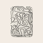 Abstract line art 154 Bath Mat Gallery Image 1