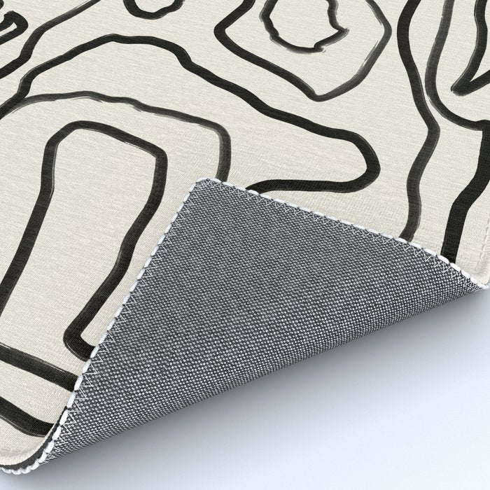 Abstract line art 154 Rug Gallery Image 4