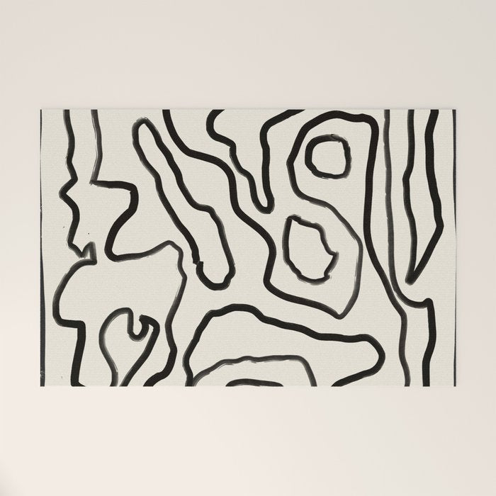Abstract line art 154 Welcome Mat Gallery Image 1