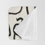 Abstract line art 154 Throw Blanket Gallery Image 3