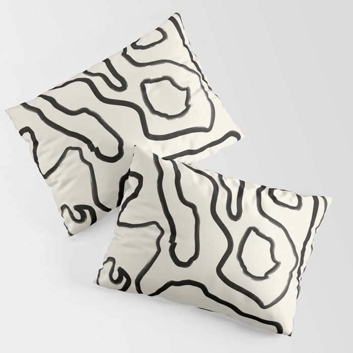 Abstract line art 154 Pillow Sham Gallery Image 3