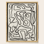 Abstract line art 154 Serving Tray Gallery Image 1