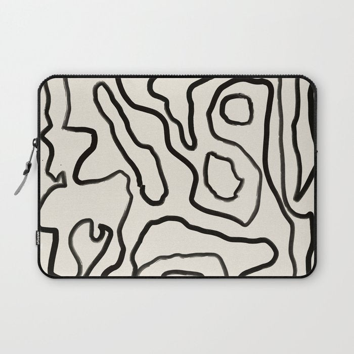 Abstract line art 154 Laptop Sleeve Gallery Image 1