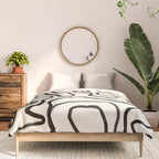 Abstract line art 154 Comforter Gallery Image 3