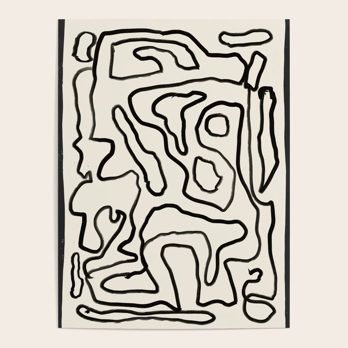 Abstract line art 154 Poster Gallery Image 1