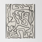 Abstract line art 154 Throw Blanket Gallery Image 2