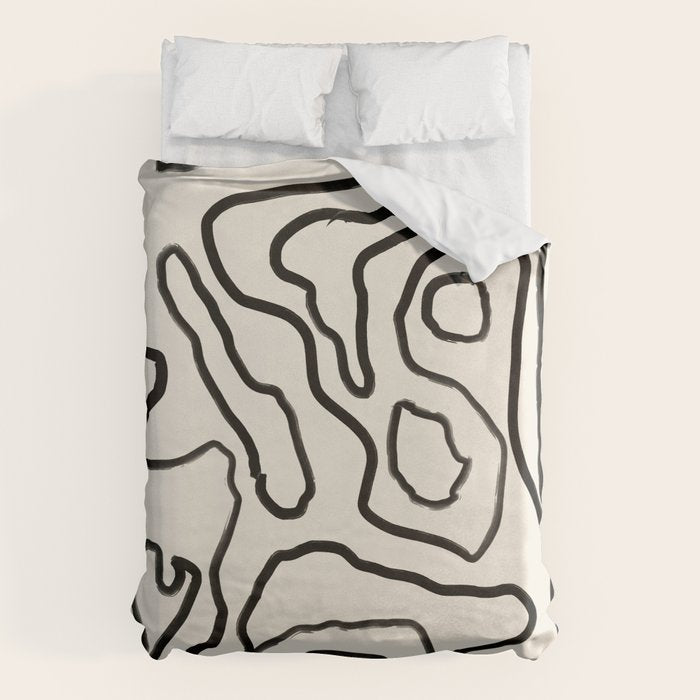 Abstract line art 154 Duvet Cover Gallery Image 1