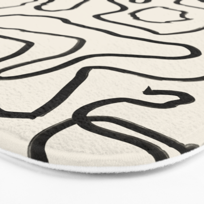 Abstract line art 154 Bath Mat Gallery Image 3
