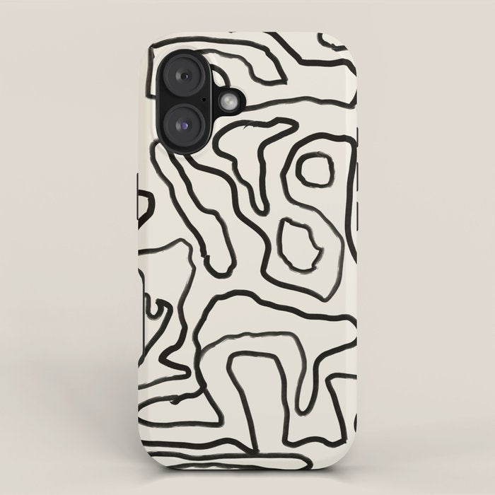 Abstract line art 154 iPhone Case Gallery Image 1