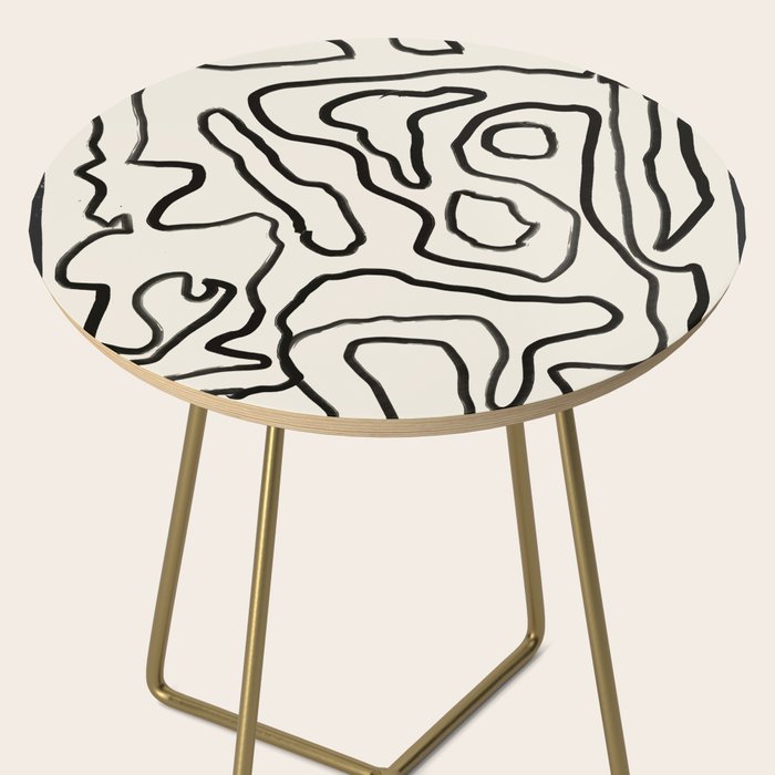 Abstract line art 154 Side Table Gallery Image 2