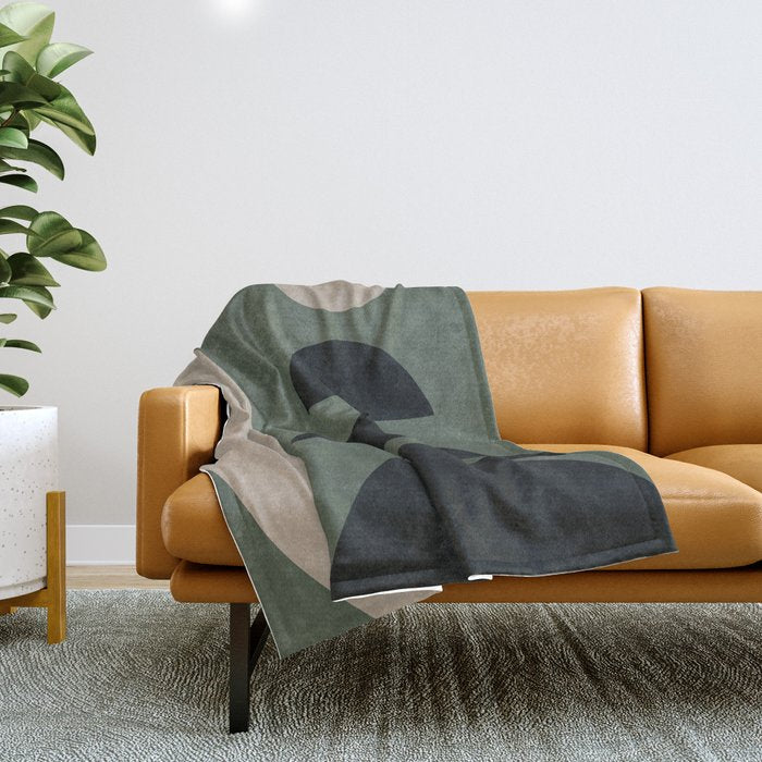 Abstract Balance 2 Throw Blanket Gallery Image 1