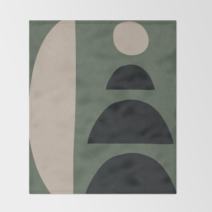 Abstract Balance 2 Throw Blanket Gallery Image 2