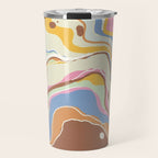 Retro marble #2 Travel Mug Gallery Image 1
