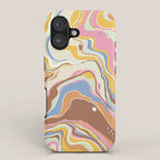 Retro marble #2 iPhone Case Gallery Image 1